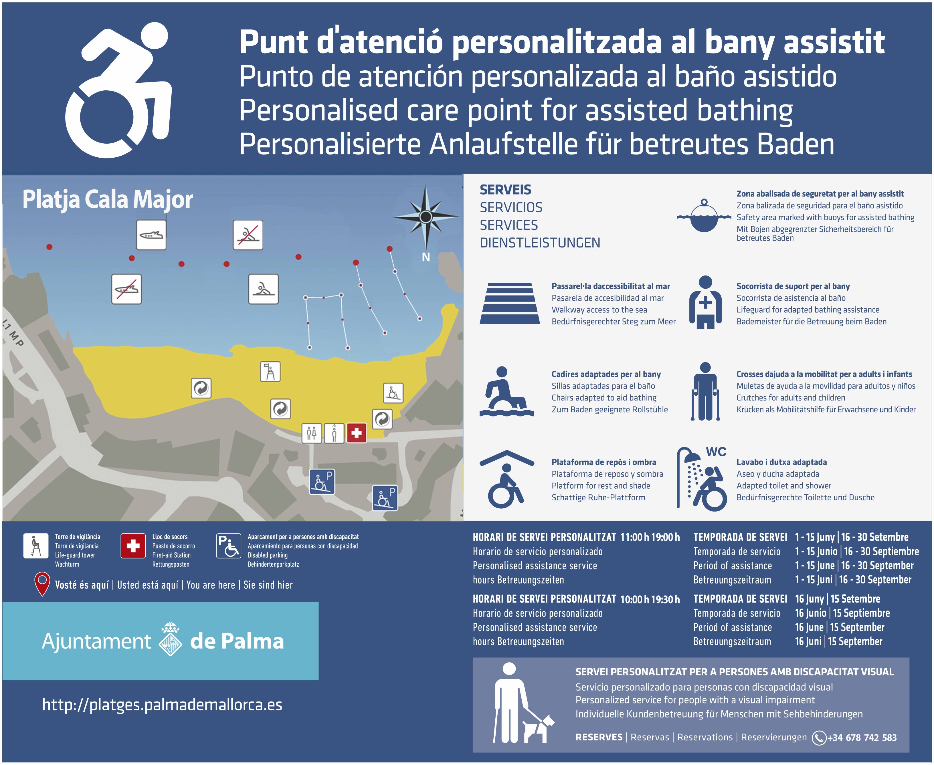 Punt d'atenció personalitzada al bany assistit_Cala Major