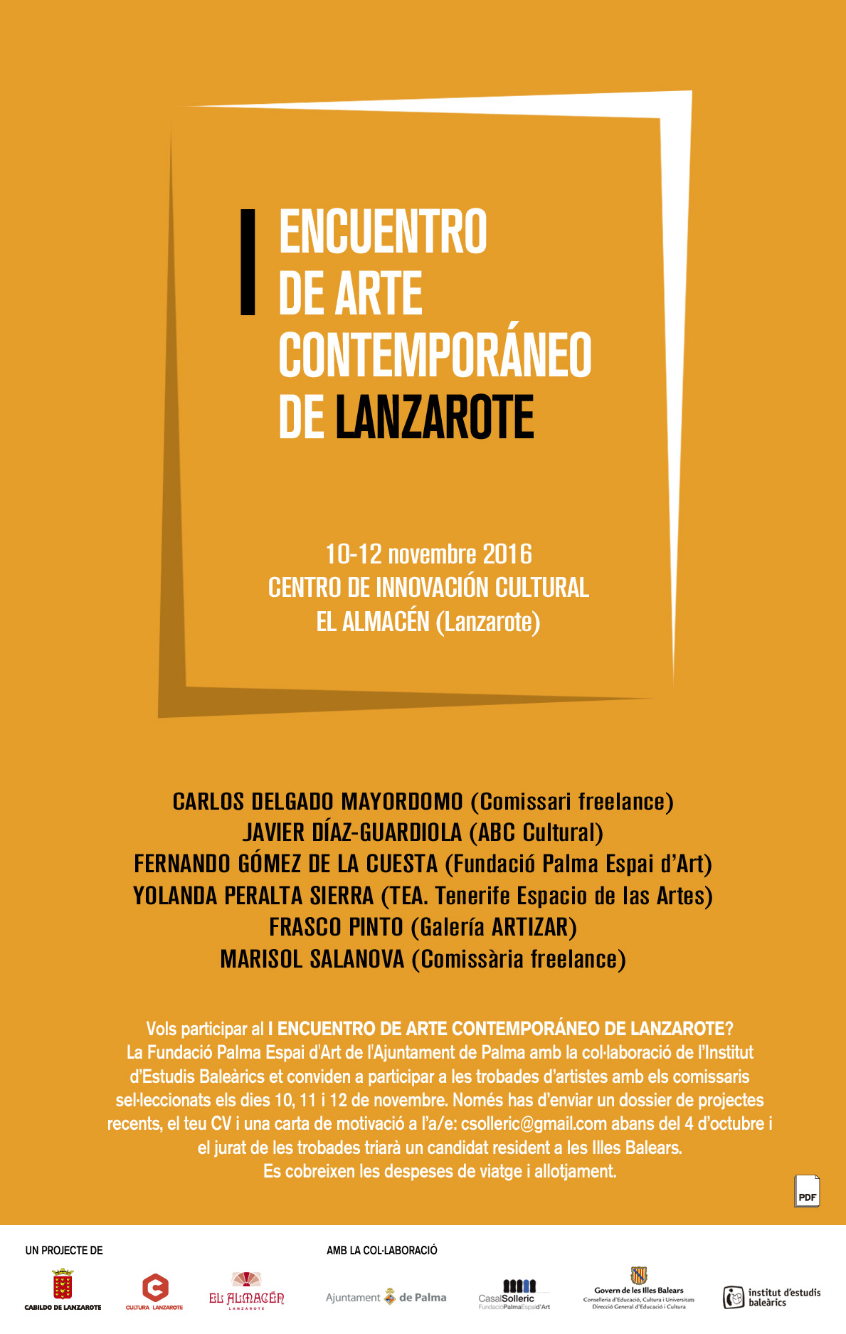 I Encuentro de Arte Contemporáneo de Lanzarote
