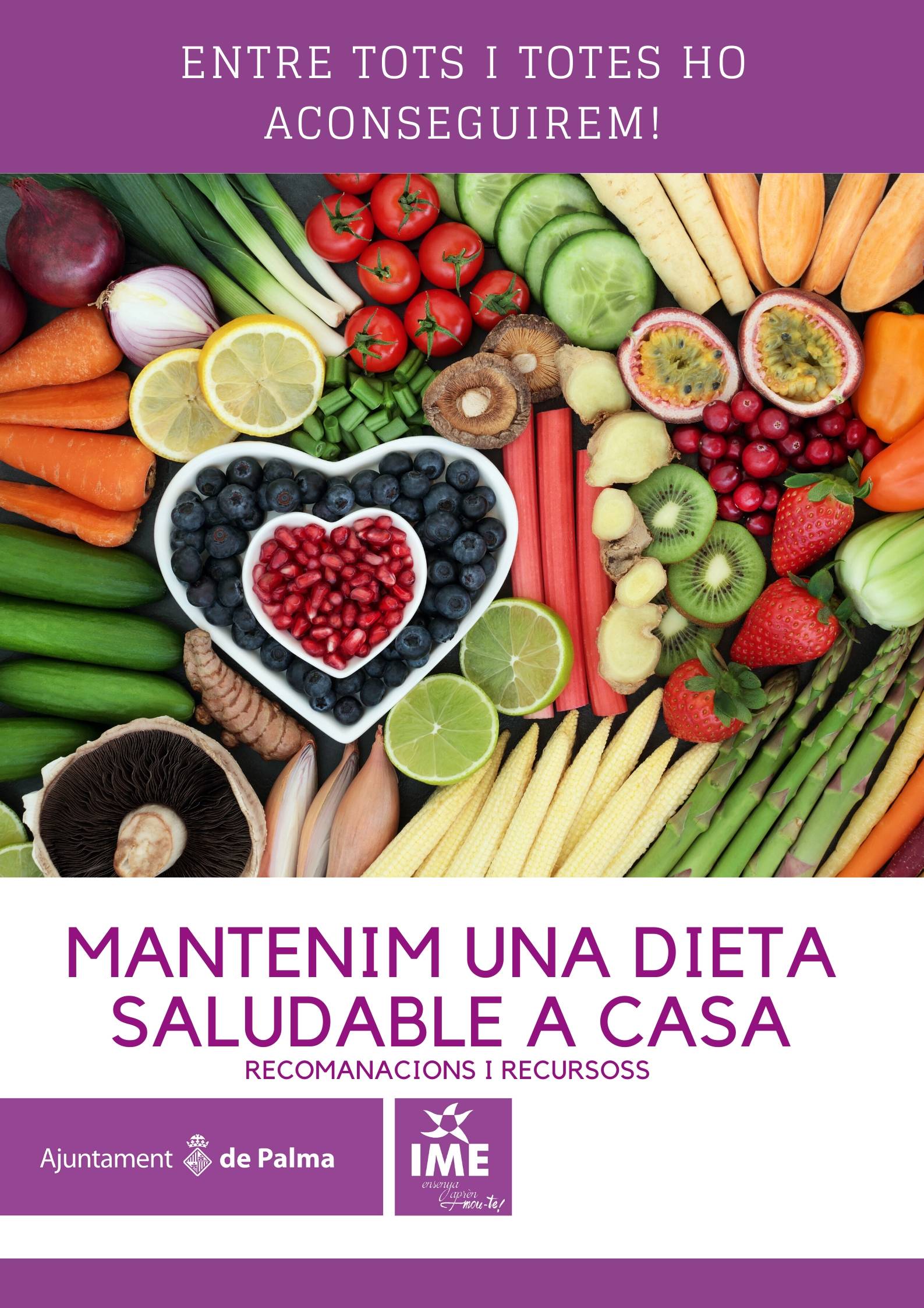 Mantenemos una dieta saludable en casa